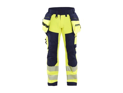 1820 Softshellové reflexní kalhoty (Farba Žlutá/námornická modr, Veľkosť C44)