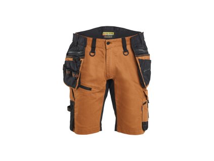 1972 STRIKER Pracovní šortky pro řemeslníky ze strečového materiálu (Farba Rezavá/černá, Veľkosť C44)