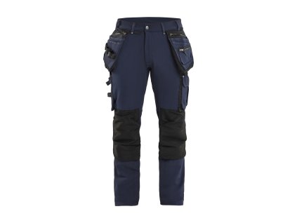 1998 Řemeslnické kalhoty X1900 strečové ve 4 směrech (Farba Tmavá námornická modr/cerná, Veľkosť C44)