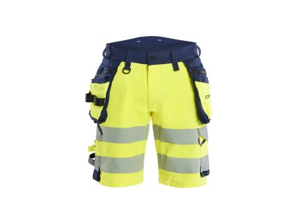 1120 Reflexní šortky se čtyřsměrným strečem (Farba Žlutá/námornická modr, Veľkosť C44)