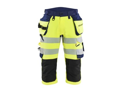 1123 REFLEXNÍ KALHOTY POD KOLENA SE ČTYŘSMĚRNÝM STREČEM (Farba Žlutá/námornická modr, Veľkosť C44)