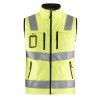 3049 Výstražná Softshellová vesta (Farba Žlutá, Veľkosť XS)