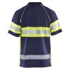 3338 Výstražná polokošile s ochranou proti UV zárení (Farba Námornická modr/žlutá, Veľkosť XS)