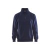 3365 Pletená mikina s krátkým zipem (Farba Námornická modr, Veľkosť XS)
