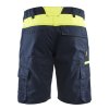 1446 Průmyslové strečové šortky (Farba Tmavá námořnická modrá / Reflexní žlutá, Veľkosť C44)