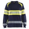 3409 Dámská reflexní mikina (Farba Námornická modr/žlutá, Veľkosť XS)