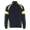 3550 Mikina s výraznými barevnými sekcemi (Farba Námornická modr/žlutá, Veľkosť XS)