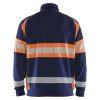 3551 Svetr s reflexními prvky (Farba Námornická modr/žlutá, Veľkosť XS)