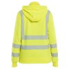3574 Reflexní dámská mikina s odepínací kapucí (Farba Žlutá, Veľkosť XS)