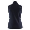 3851 Dámská softshellová vesta (Farba Tmavá námornická modr/cerná, Veľkosť XS)