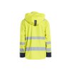 4302 Výstražná bunda do dešte TRÍDA 2 (Farba Žlutá/námornická modr, Veľkosť XS)