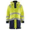 4326 nepromokavý výstražný plášt TRÍDA 3 (Farba Žlutá/námornická modr, Veľkosť XS)