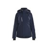 4403 Dámská funkční bunda ze strečového materiálu (Farba Tmavá námořnická modrá / Reflexní žlutá, Veľkosť XS)