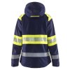 4430 Dámská reflexní funkční bunda (Farba Námornická modr/žlutá, Veľkosť XS)
