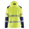 4491 Softshellová výstražná bunda (Farba Žlutá/námornická modr, Veľkosť XS)