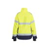 4761 Dámská funkční bunda ve vysoce viditelné barvě (Farba Žlutá/námornická modr, Veľkosť XS)