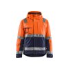 4870 Zimní výstražná bunda (Farba Žlutá/námornická modr, Veľkosť XS)