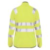4926 Dámská výstražná softshellová bunda (Farba Žlutá, Veľkosť XS)