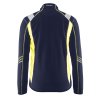 4993 Mikrofleecová bunda (Farba Námornická modr/žlutá, Veľkosť XS)