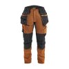 7170 STRIKER Dámské pracovní kalhoty pro řemeslníky ze strečového materiálu (Farba Rezavá/černá, Veľkosť C32)