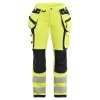 7197 Dámské výstražné kalhoty strecové ve 4 smerech (Farba Žlutá/námornická modr, Veľkosť C34)