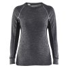 7200 Dámské spodní tricko s dlouhými rukávy WARM, 100% merinová vlna (Veľkosť XS)