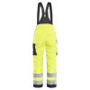 7885 Dámské výstražné zimní kalhoty (Farba Žlutá/námornická modr, Veľkosť C34)