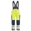 7885 Dámské výstražné zimní kalhoty (Farba Žlutá/námornická modr, Veľkosť C34)