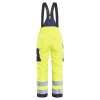 7885 Dámské výstražné zimní kalhoty (Farba Žlutá/námornická modr, Veľkosť C34)