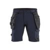 1702 Řemeslnické šortky se čtyřsměrným strečem (Farba Noc v lese/černá, Veľkosť C44)