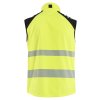 3091 Softshellová reflexní vesta (Farba Žlutá/námornická modr, Veľkosť XS)