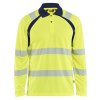 3598 Reflexní polokošile s dlouhým rukávem a ochranou proti UV záření (Farba Žlutá/námornická modr, Veľkosť XS)