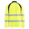 3598 Reflexní polokošile s dlouhým rukávem a ochranou proti UV záření (Farba Žlutá/námornická modr, Veľkosť XS)