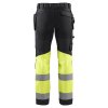 1558 Výstražné kalhoty se strecovými díly (Farba Námornická modr/žlutá, Veľkosť C44)