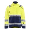 4429 Reflexní bunda (Farba Žlutá/námornická modr, Veľkosť XS)
