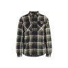 4704 Flanelová košile s podšívkou z vlasové textilie (Farba Noc v lese/černá, Veľkosť XS)
