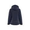 4751 Dámská zimní softshellová bunda s lehkou podšívkou (Farba Tmavá námořnická modrá / Reflexní žlutá, Veľkosť XS)