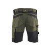 1753 Řemeslnické šortky se strečem (Farba Noc v lese/černá, Veľkosť C44)