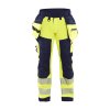1820 Softshellové reflexní kalhoty (Farba Žlutá/námornická modr, Veľkosť C44)