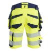 1120 Reflexní šortky se čtyřsměrným strečem (Farba Žlutá/námornická modr, Veľkosť C44)