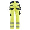 1122 Reflexní kalhoty se čtyřsměrným strečem (Farba Žlutá/námornická modr, Veľkosť C44)