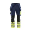 1125 Reflexní kalhoty se čtyřsměrným strečem (Farba Námornická modr/žlutá, Veľkosť C44)
