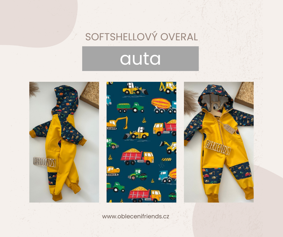 Rostoucí softshellová souprava