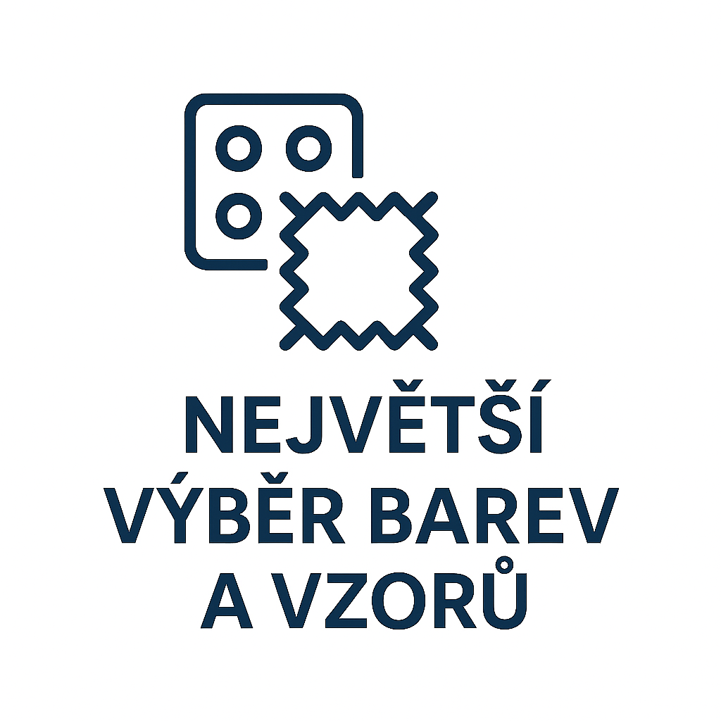 Největší výběr barev a vzorů
