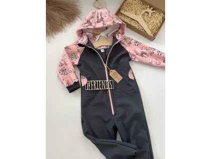 Rostoucí dětský softshellový overal, jaro, podzim, léto