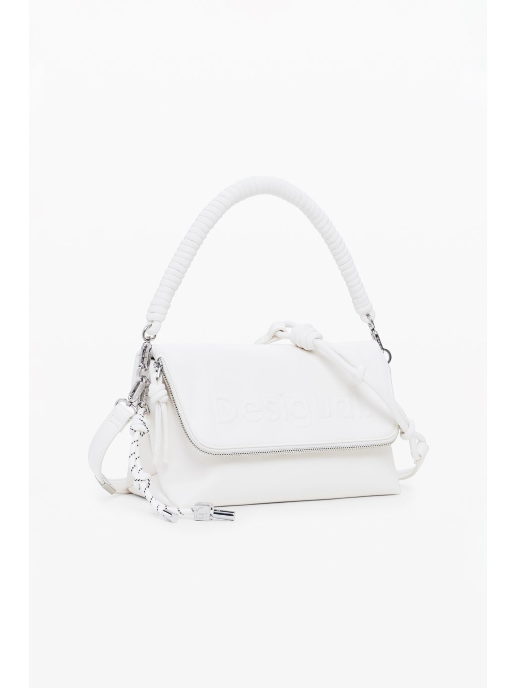 Dámská kabelka DESIGUAL 25SAXPBI 1000 BAG HALF VENECIA 3.0 ECRU (velikost U)