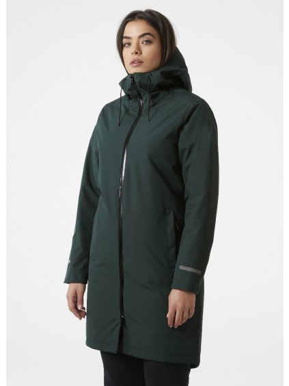 Dámský zimní kabát HELLY HANSEN 53517 495 W ASPIRE RAIN COAT (velikost L)