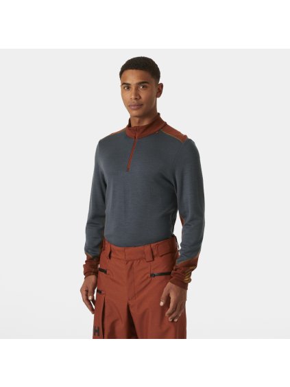 Pánské funkční triko HELLY HANSEN 49363 860 LIFA MERINO MIDWEIGHT 1/2 ZIP