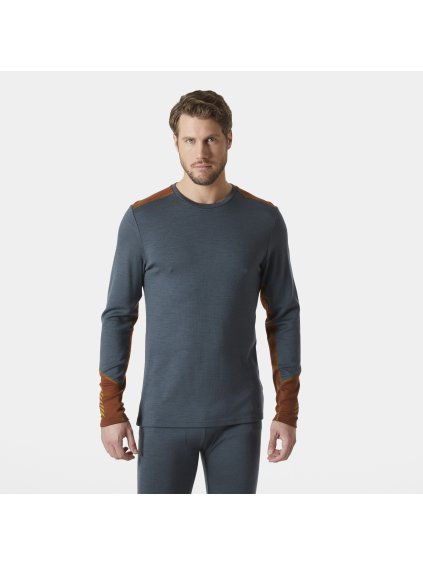 Pánské funkční triko HELLY HANSEN 49364 860 LIFA MERINO MIDWEIGHT CREW