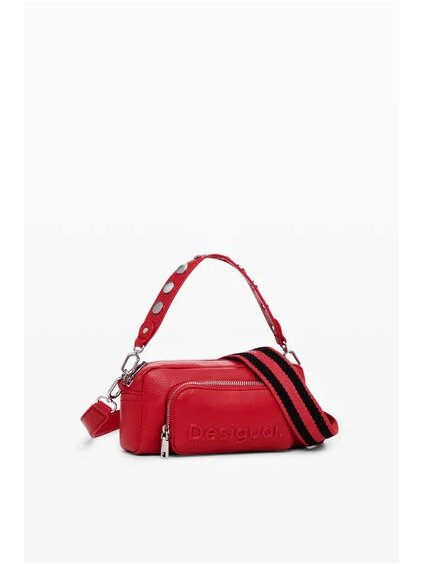 Dámská kabelka DESIGUAL 24WAXP99 3000 BAG HALF LOGO FW24 PRADES NO CONT